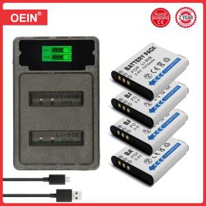 호환 DB-110 배터리 및 듀얼 충전기, 카메라 LI-90B, 리코 GRIII G900 WG-6 GR3 GRIII X GR3X