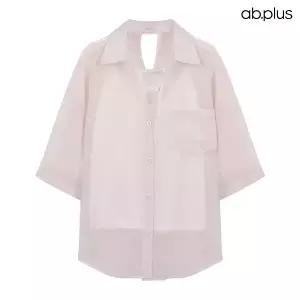 [ab.plus] 여름 쉬폰 시스루 나시 블라우스 세트 (LSA2MB51A)