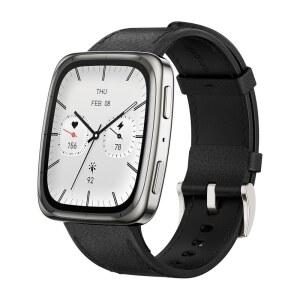 안드로이드 및 아이폰호환 Amazfit 액티브 2 프리미엄 스마트 워치 피트니스 트래커스퀘어 10일 배터리 방수 GPS 지도 심장 수면 모니터 HYROX 모드 사파이어 글래스 가죽 스포츠 스트랩