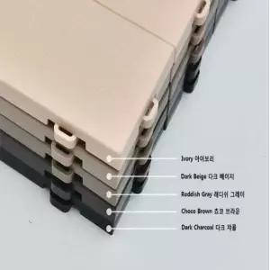 인테리어 타일 베란다 바닥 데코 현관 거실 셀프 헤링본 바닥재 조립식 9P