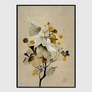 심플 인테리어액자 Golden Seed A2사이즈 그림액자 거실액자