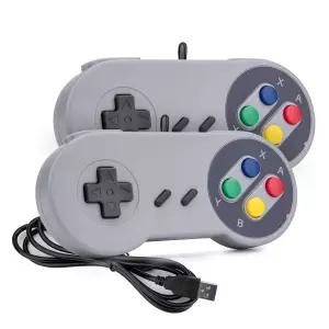 Rii 게임 컨트롤러 PC 레트로 USB 슈퍼 클래식 유선 에뮬레이터 라즈베리 파이 윈도우 맥 리눅스