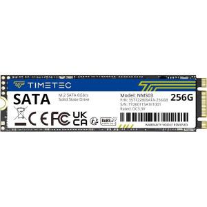 타임텍 256GB SSD 3D NAND SATA III 6Gb /s M.2 2280 NGFF 128TBW 읽기 속도 최대 550MB SLC 캐시 성능 향상 PC 컴퓨터 노트북 및 데스크톱용 내부 솔리드 스테이트 드라이브(256GB)