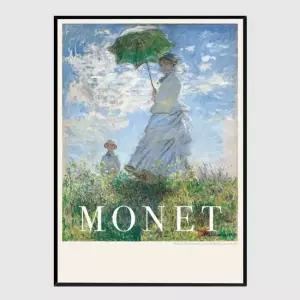 인테리어액자 Woman With Parasol A2사이즈 그림액자 거실액자