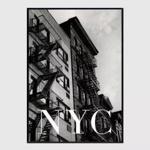 모던 인테리어액자 NYC Fire Escapes 2 A2사이즈 그림액자