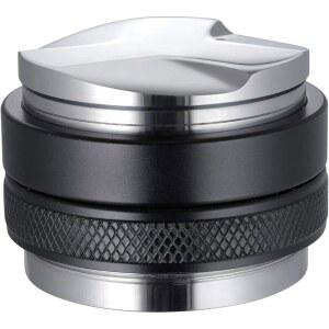 MATOW 53mm 커피 유통업체 및 변조기, 브레빌 54mm 포터필터와 호환되는 듀얼 헤드 레벨러, 깊이 조절 가능 - 전문가용 에스프레소 핸드 변조기