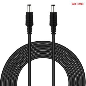 남성-남성 DC 연장 케이블 2.1x5.5mm 12V 전원 코드 1M 2M 3M 5M 10MFor CCTV 카메라 DVR 독립형 LED 스트