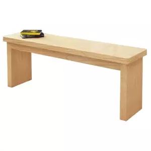 단단한 나무 벤치 원목 긴 의자 신발 평벤치 40x20x42 대기석