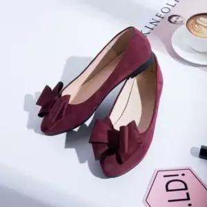스트랩힐 스웨이드 플랫슈즈 리본장식 1.5cm 하이힐 스트랩힐 하이힐 굽없는힐 가보시