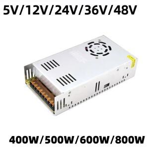 400W 스위칭 전원 공급 장치 라이트 트랜스포머 AC 110V 220V에서 DC 5V 12V 24V 36V 48V 소스 LED용