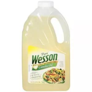Pure 100 카놀라 오일 1.9L64온스 Wesson 3169123