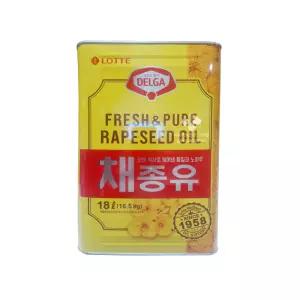 롯데 델가 채종유 18L 카놀라유 업소용 대용량