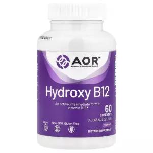 AOR 하이드록소코발라민 비타민B12 1000 mcg 60정