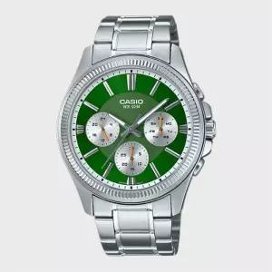 [텐바이텐]CASIO 카시오 MTP-1375D-3A 딥그린 클래식 정장 메탈 남성시계