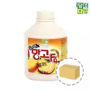 차그림 망고 원액 850ml 1BOX (12개입)음료 음료수 과일 과일수 과일맛 맛수 스무디