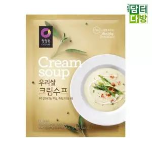 청정원 우리쌀 크림 수프 60g X 5개스프 즉석 가루 간편식품 간편조리식 즉석조리
