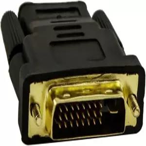 풀링크 골드 도금 DVI-D 듀얼 남성부터 HDMI 여성 어댑터까지 - 4K 해상도 준비 완료