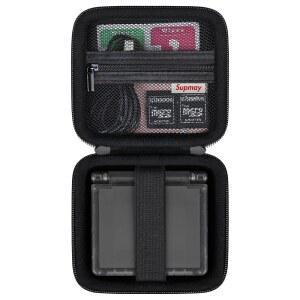 RG34XXSP RG35XXSP 게임보이 휴대용 케이블 홀더 게임 콘솔 여행용 USB 블랙 보관 SP용 레트로 메쉬 카드 배터리용 SP 백이 있는 SD 캐리링 GBA 하드 케이스 충전 어드밴스