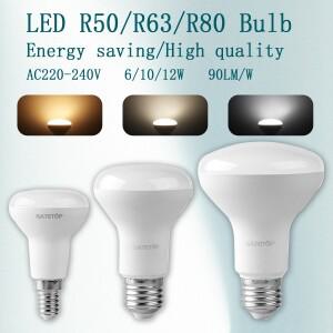 LED 호캉스 전구 램프 E27 E14 버섯 R50 R63 220V 6W 10W  냉등 ERP2.0 에 맞춰 1-20 개