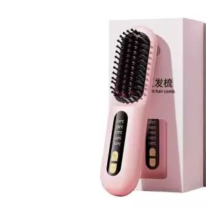 무선 헤어 타프 어드밴스드 단계 충전식 Leeko 빗 그레이 핑크 A_화이트