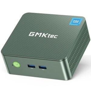 GMKtec 미니 PC, 인텔 트윈 레이크 N150(업그레이드된 N100), 16GB DDR4 RAM 512GB PCIe M.2 SSD, 데스크톱 컴퓨터 4K 듀얼 HDMI /USB3.2 / WiFi 6 BT5.2 2.5GbE RJ45(오피스, 비즈니스용)