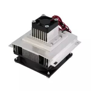 12V DIY 열전기 펠티어 냉동 냉각 시스템 키트 반도체 냉각기 전도 모듈 + 팬 TEC1-12706