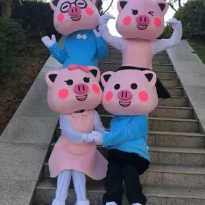 돼지 인형탈 의상 코스프레 고깃집 돼지인형탈 할로윈 핑크