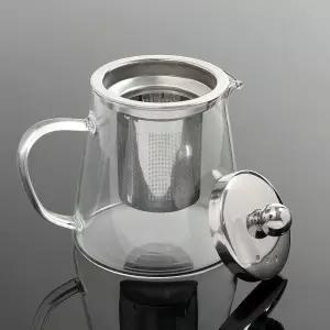티팟 차주전자 전기포트 유리 다향 내열 티포트 450ml