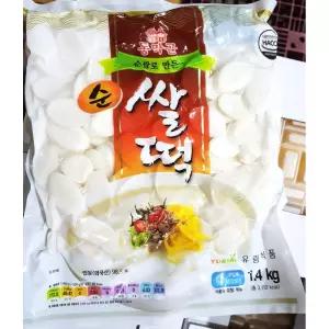 쌀떡국떡 ( 냉장 1.4K) X6즉석조리 국떡 용떡