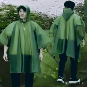 우의 남녀공용 아웃도어 경량 레인코트 골프 판초우비 WWFJE65B