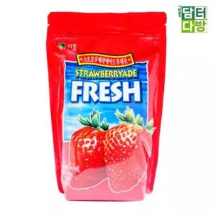 딸기에이드 700g에 에가루 과일에 아이스음료 베이스 카페에 용에 홈카페 에원액 에베이스 달달한차 맛있는