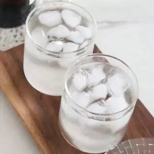 내열유리잔 홈카페 칵테일잔 위스키잔 투명 유리컵 4p