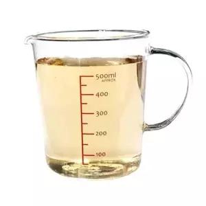 [핫트랙스]하리오 계량컵 비커 라면물 베이킹 이유식 내열유리 용량컵 500ml(WFLQJ3S)