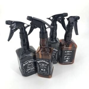 500ML/650ML 미용 스프레이 병 살롱 이발사 헤어 도구 물 분무기 레트로 위스키 오일 수