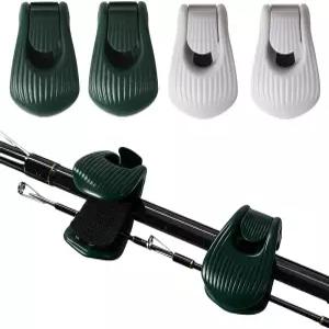 헥사티조 낚싯대 벨트 세트 4개 조절 가능한 낙하 방지 홀더 스트랩 보트 낚시 미끼 설치 간편 경량 휴대용