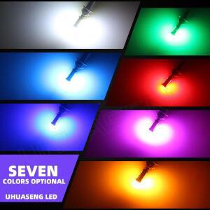 2pcs P21W Led 전구 T20 녹색 1156 빨간색 T15 W16W 7440 BA15S 역방향 브레이크 램프 자동차 신호
