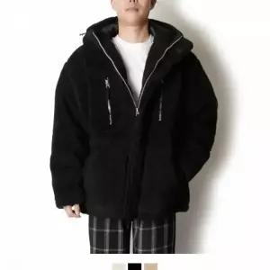 TBZ 오버핏 양털패딩 후드집업