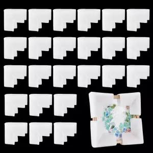 PH PandaHall 24pcs 폼 코너 프로텍터 가장자리 보호 화이트 소프트 가구 및 사진 프레임 포장용 엣지