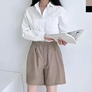 TBZ KSS 6258 여자프렌치 린넨밴딩 반바지