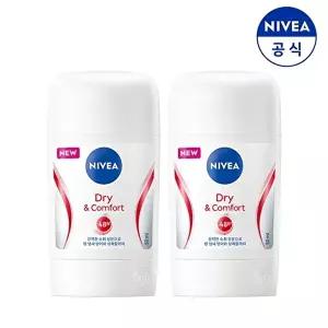 [니베아]니베아 데오드란트 스틱 드라이 앤 콤포트 50ml X 2개