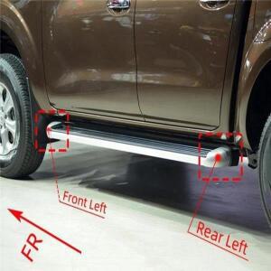 닛산 Navara D23 NP300 2015-2021 용 자동차 도어 사이드 스텝 엔드 캡 러닝 보드 플러그 커버 페달