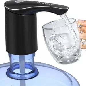 5갤런 병용 레드색 충전식 정수기 펌프 전기 USB-C 대형 유량 물통 디스펜서 캠핑용 휴대용 자동 잠수병
