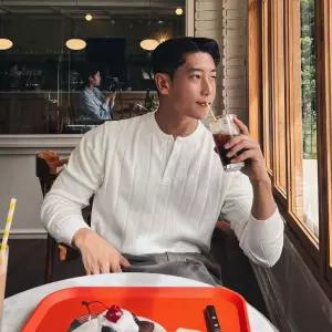 남성 여름 투피스 운동복 반바지 세트 빅포켓 셔츠 트레이닝 반팔 배색 가짜 반팔세트 트렌드 남녀 admr2