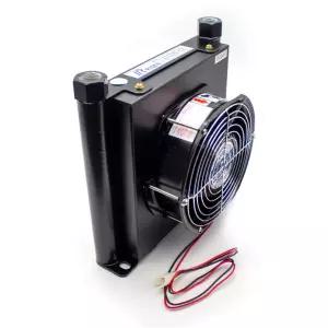 Jeo AJ025TCA 25L/N 유압 알루미늄 합금 공기 냉각기 흐름 소형 라디에이터 오일 냉각 열교환기 쿨러 pa 2V