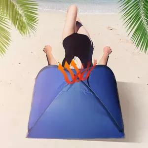 휴대용 자외선 차단 얼굴 텐트 햇빛 가리개 미니형캠핑 그늘막 해변 다기능 용품 가방 야외 피크닉 여행 경