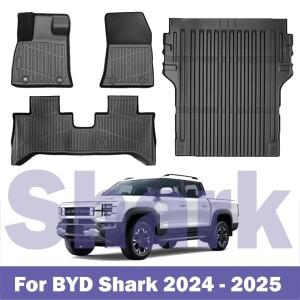 골프가방BYD Shark 2025 3D 발 패드 전천후 소재 TPE 방수 및 미끄럼 방지 보호 트렁크 카고