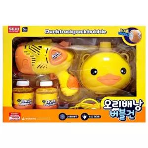 오리 배낭 자동버블건키즈비눗방울 가방 대량발사건 비눗방울건 건놀이 형건 어린이건