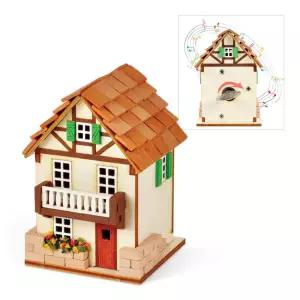 영공방 오르골만들기 DIY 태엽 유럽풍 집 만들기 (YM948)학습 미술시간 장식품 소품 인테리어 키트 만들기