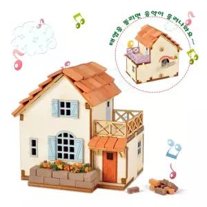 영공방 오르골만들기 DIY 태엽 알프스 집 만들기 (YM949)기억에남는선물 우드 어린이만들기재료 DIY키트 장