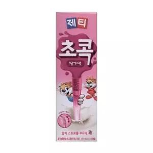 제티 초콕 딸기맛 30T(10Tx3개) 빨대 딸기우유